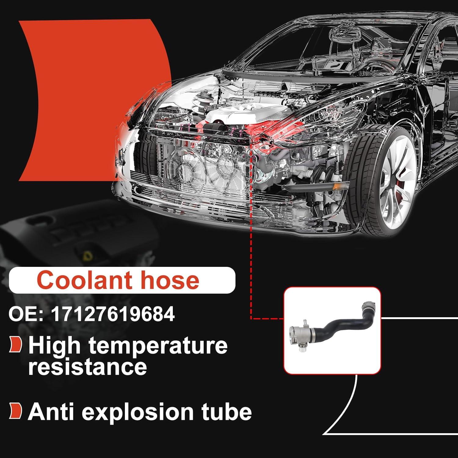 Conector de Aluminio para Manguera de Refrigerante BMW 17127619684