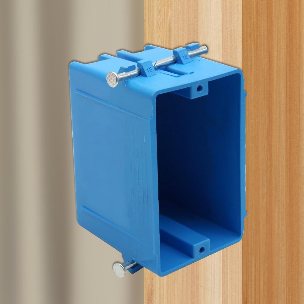 Caja de salida eléctrica XGGYA 1 gang azul 18 in³ ETL