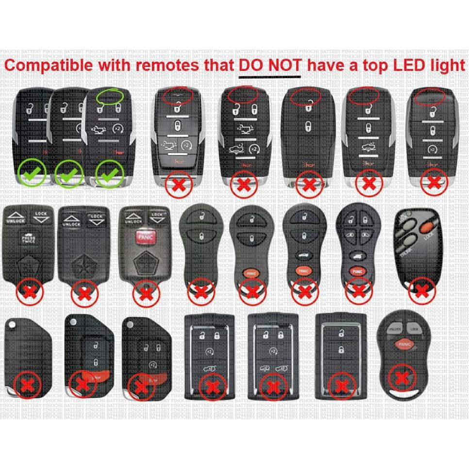 Batería de Reemplazo CR2032 para Llave Jeep Dodge Chrysler