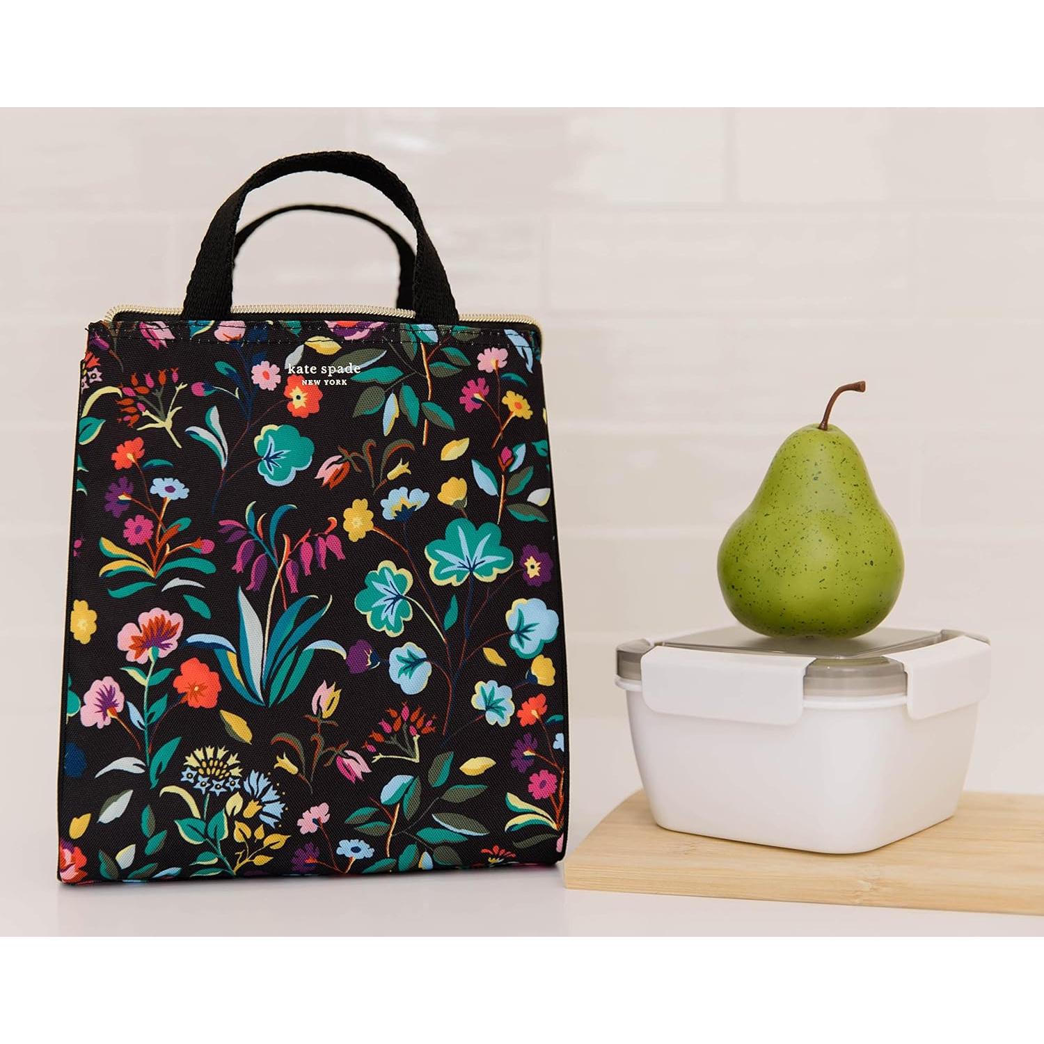 Bolsa Térmica Portátil Kate Spade Floral de Otoño 24x22x14 cm