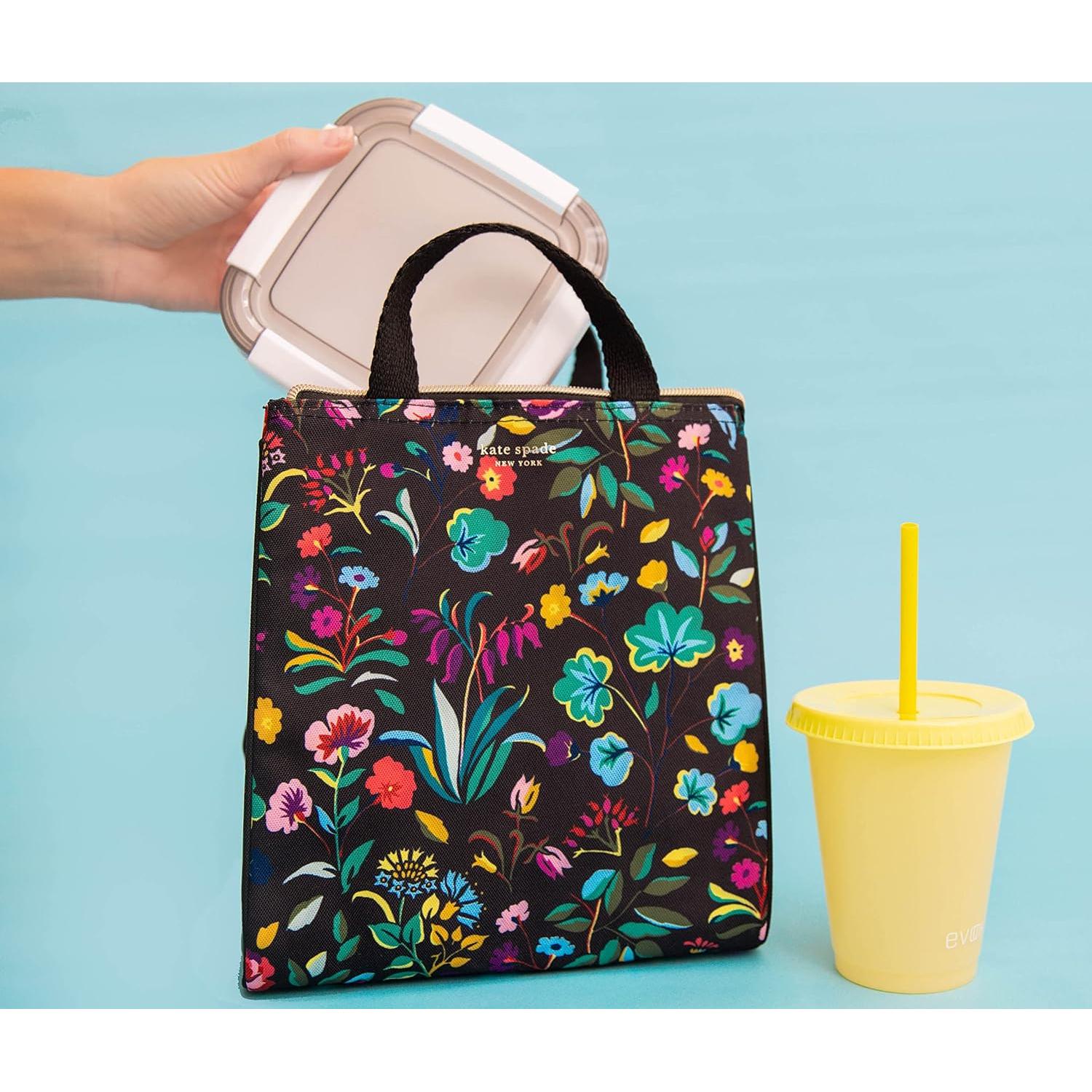Bolsa Térmica Portátil Kate Spade Floral de Otoño 24x22x14 cm