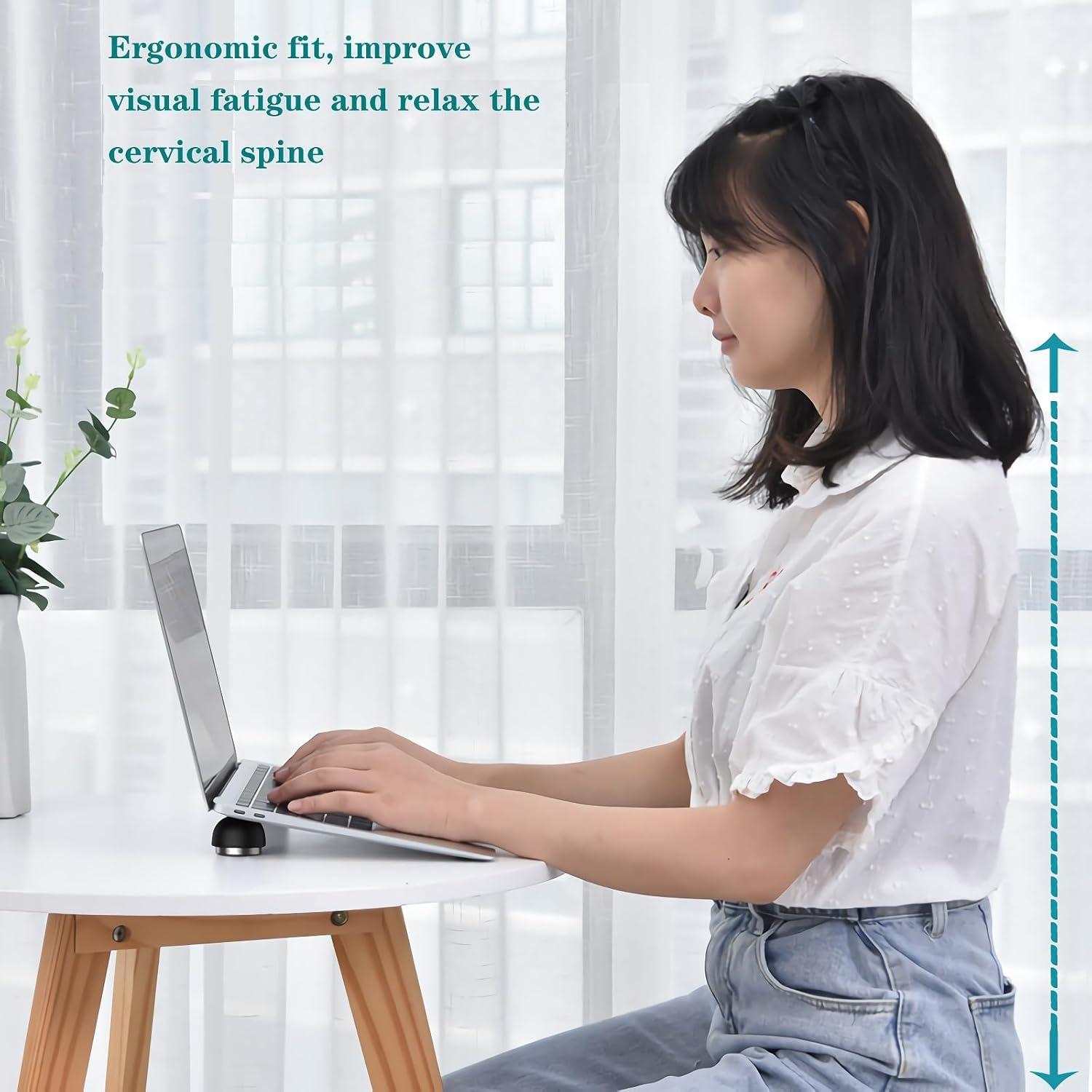 Base de Enfriamiento para Laptop LVSU, Soporte Ergonómico Negro