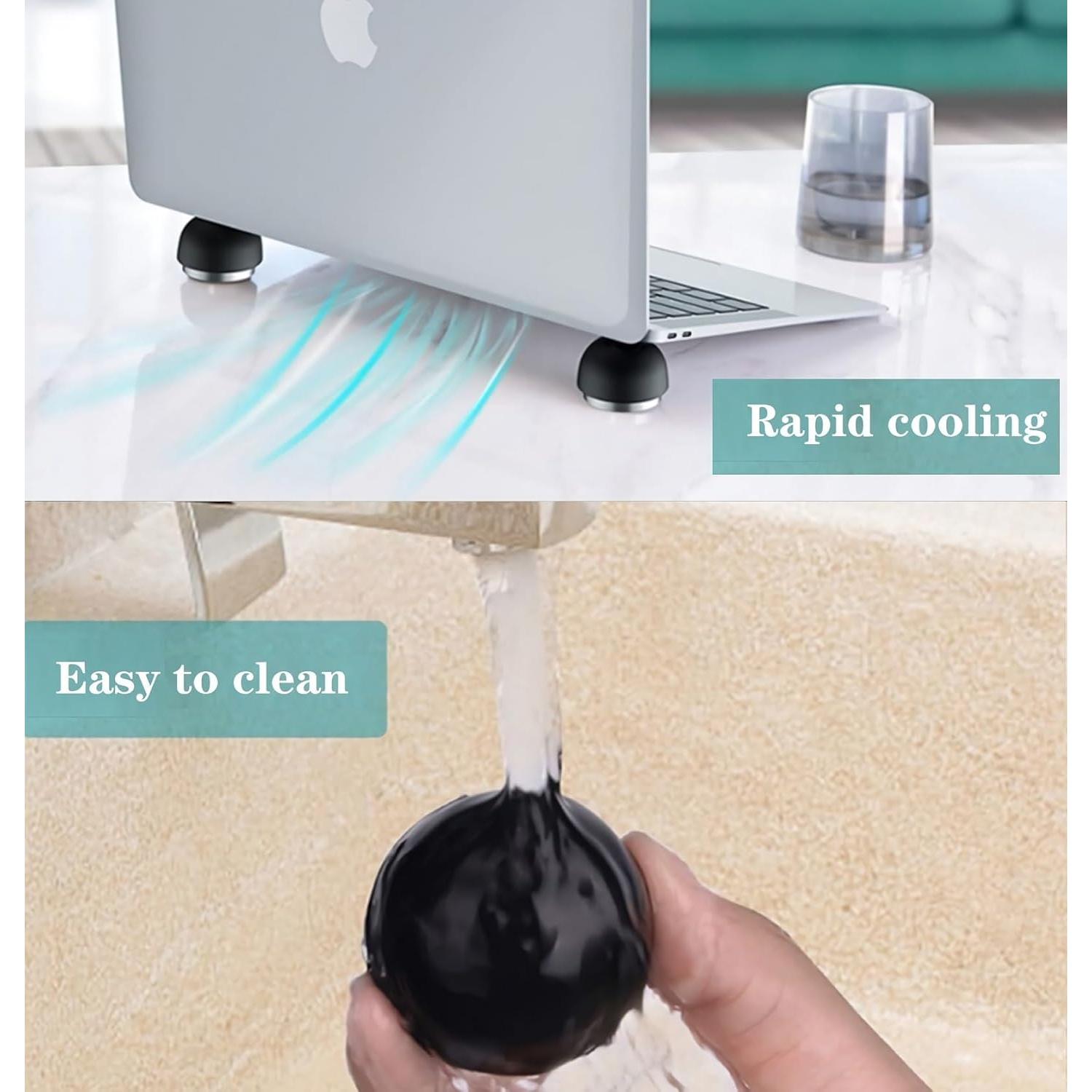 Base de Enfriamiento para Laptop LVSU, Soporte Ergonómico Negro