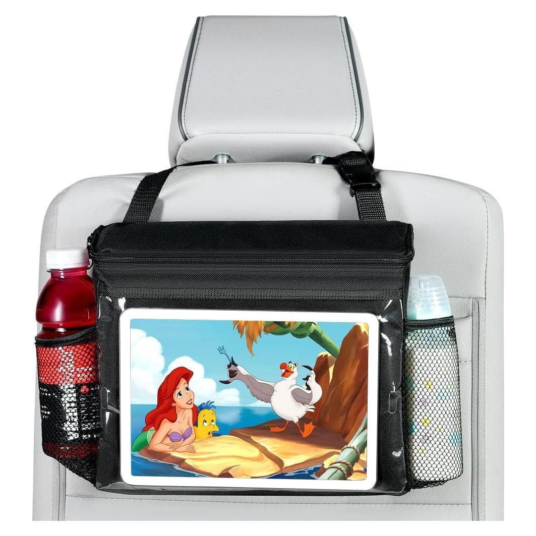 Organizador de respaldo de asiento Lebogner con soporte para tabletas