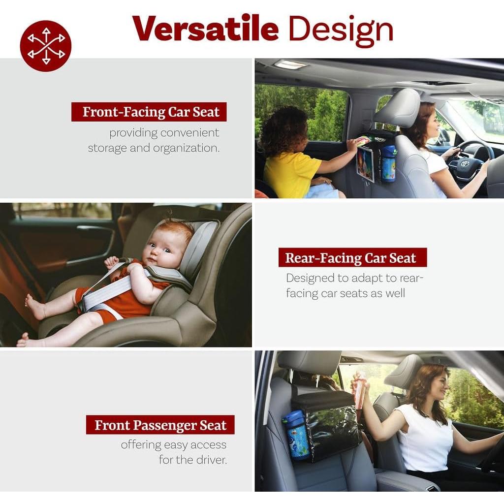 Organizador de respaldo de asiento Lebogner con soporte para tabletas