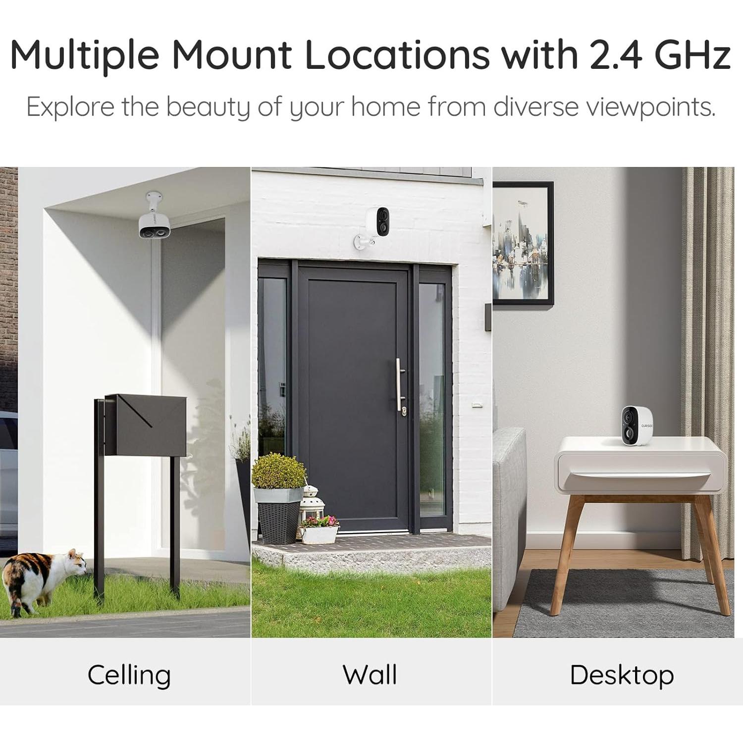 Cámara de Seguridad Inalámbrica CURISEE CRS300 2K con Batería