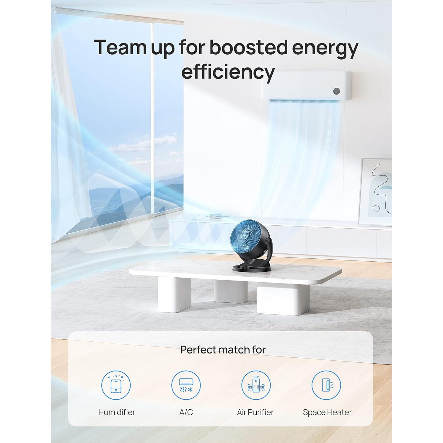 Ventilador de Mesa Dreo DR-HAF002 30.48 cm Silencioso 28 dB