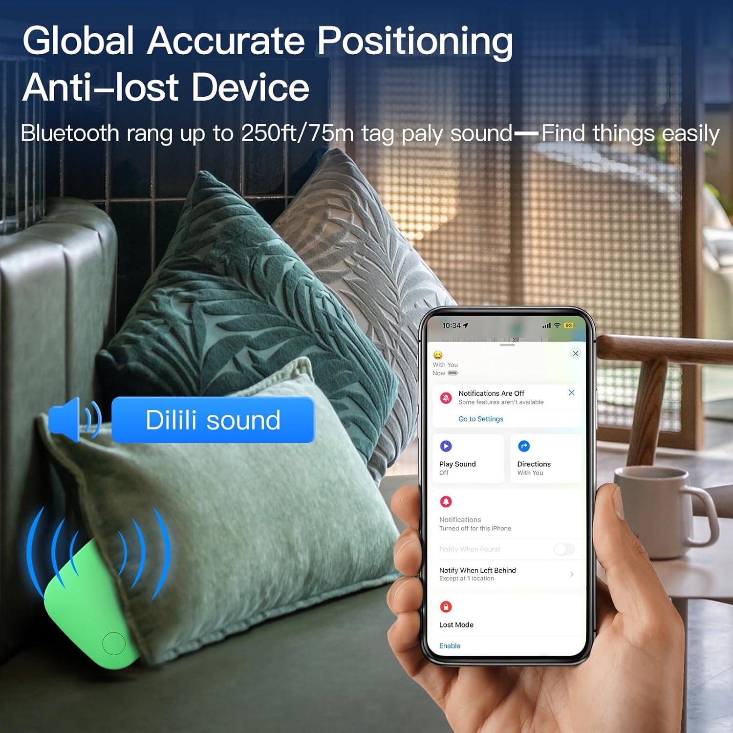 Etiqueta de Seguimiento Bluetooth RSH Tag03 - 4 Unidades