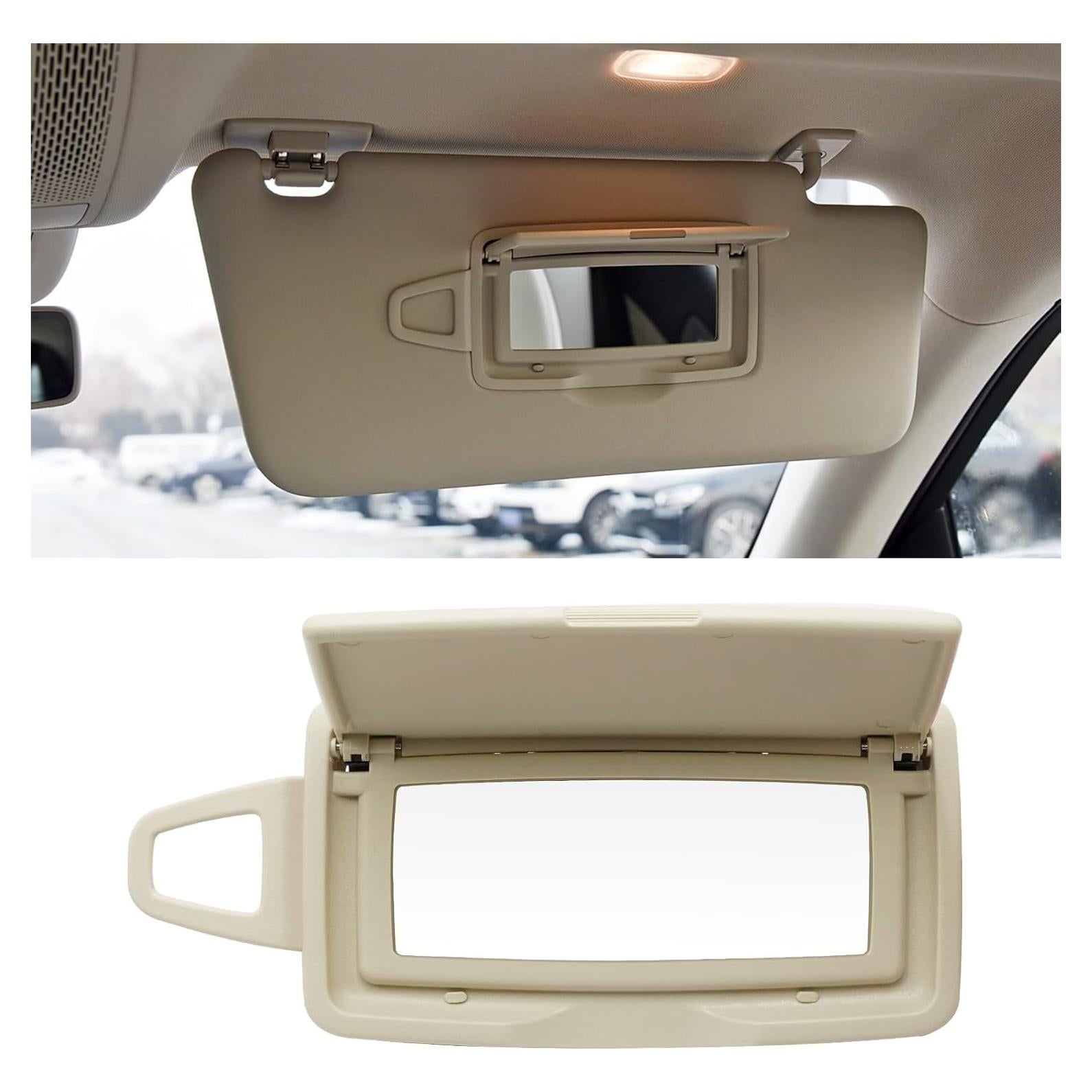 Tapa Espejo Parasol Abodvu Beige Claro para Mercedes Benz