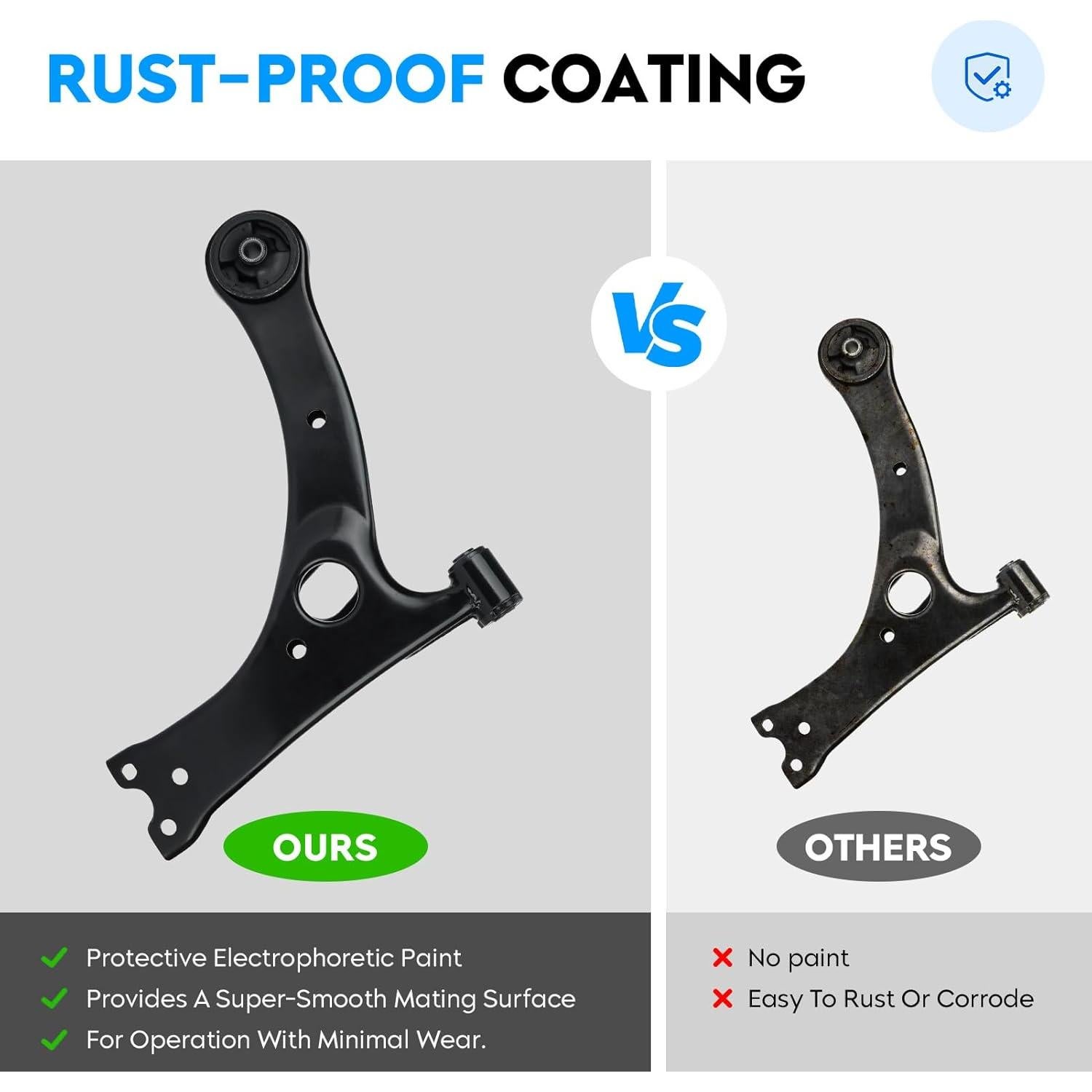 Brazo de Control Inferior Frontal AEagle 2PCS para Toyota