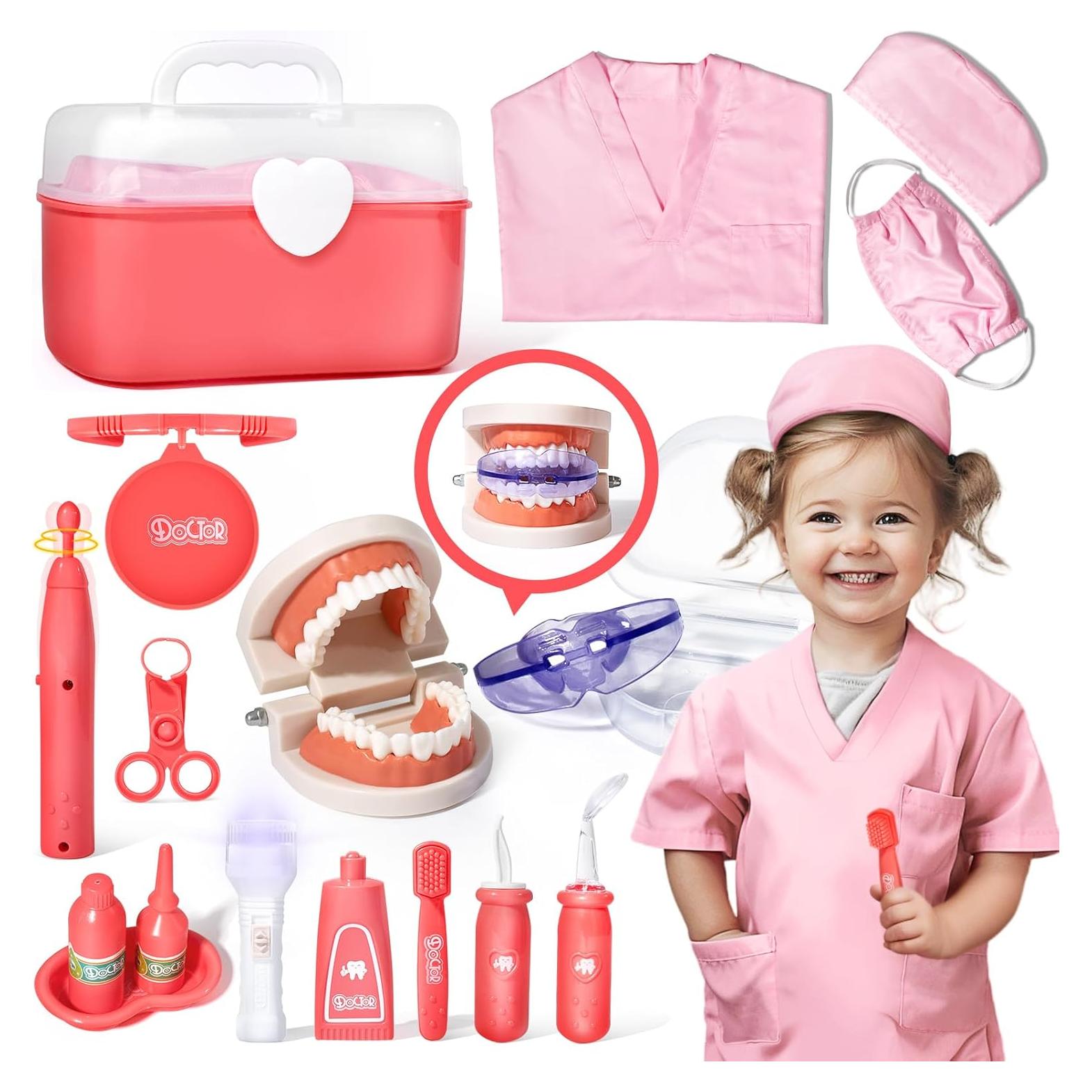 Kit de Dentista ULOVEME para Niños - Juego de Roles Educativo