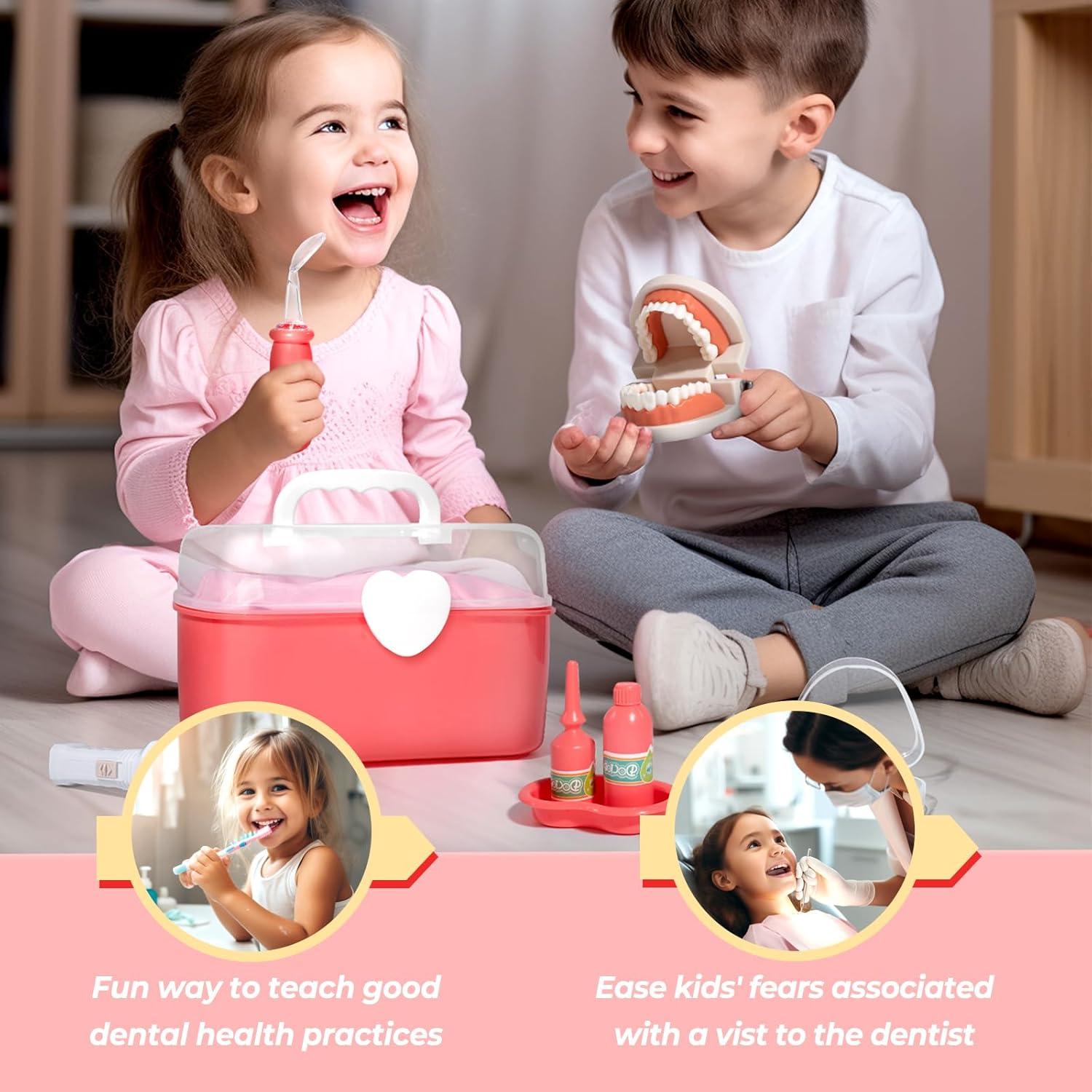 Kit de Dentista ULOVEME para Niños - Juego de Roles Educativo