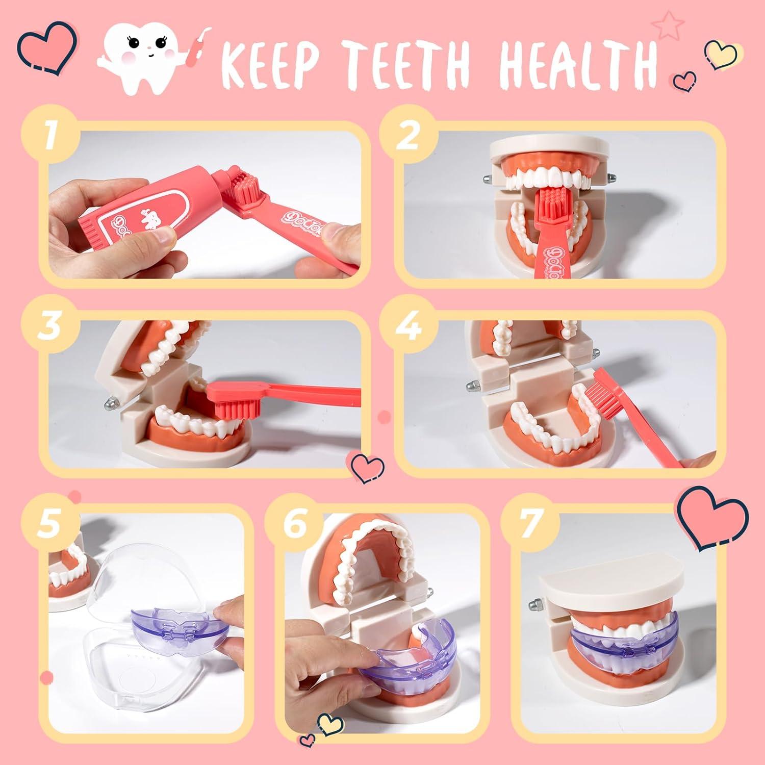 Kit de Dentista ULOVEME para Niños - Juego de Roles Educativo