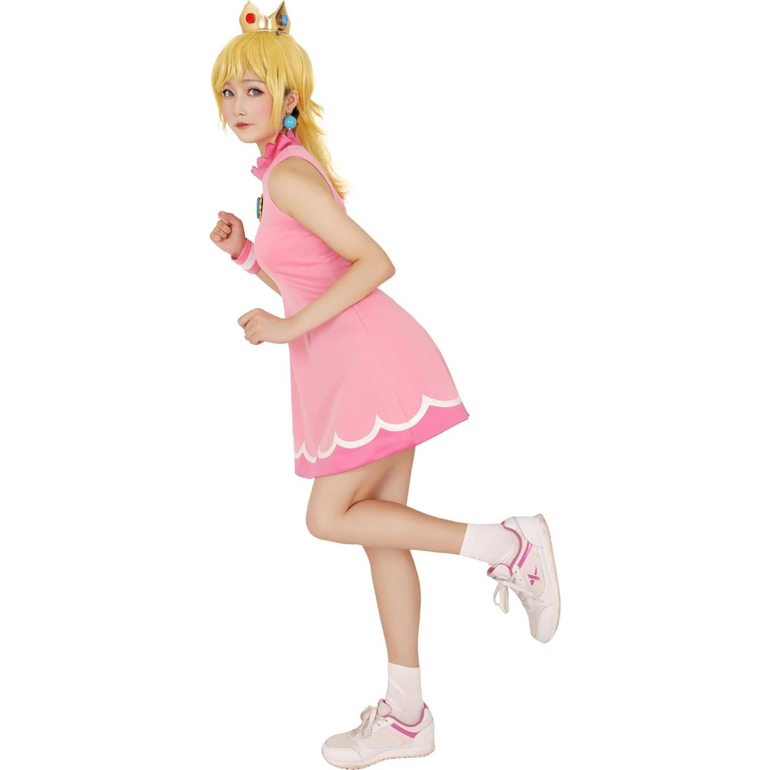 Disfraz de Tenis de Princesa para Mujer Miccostumes con Corona