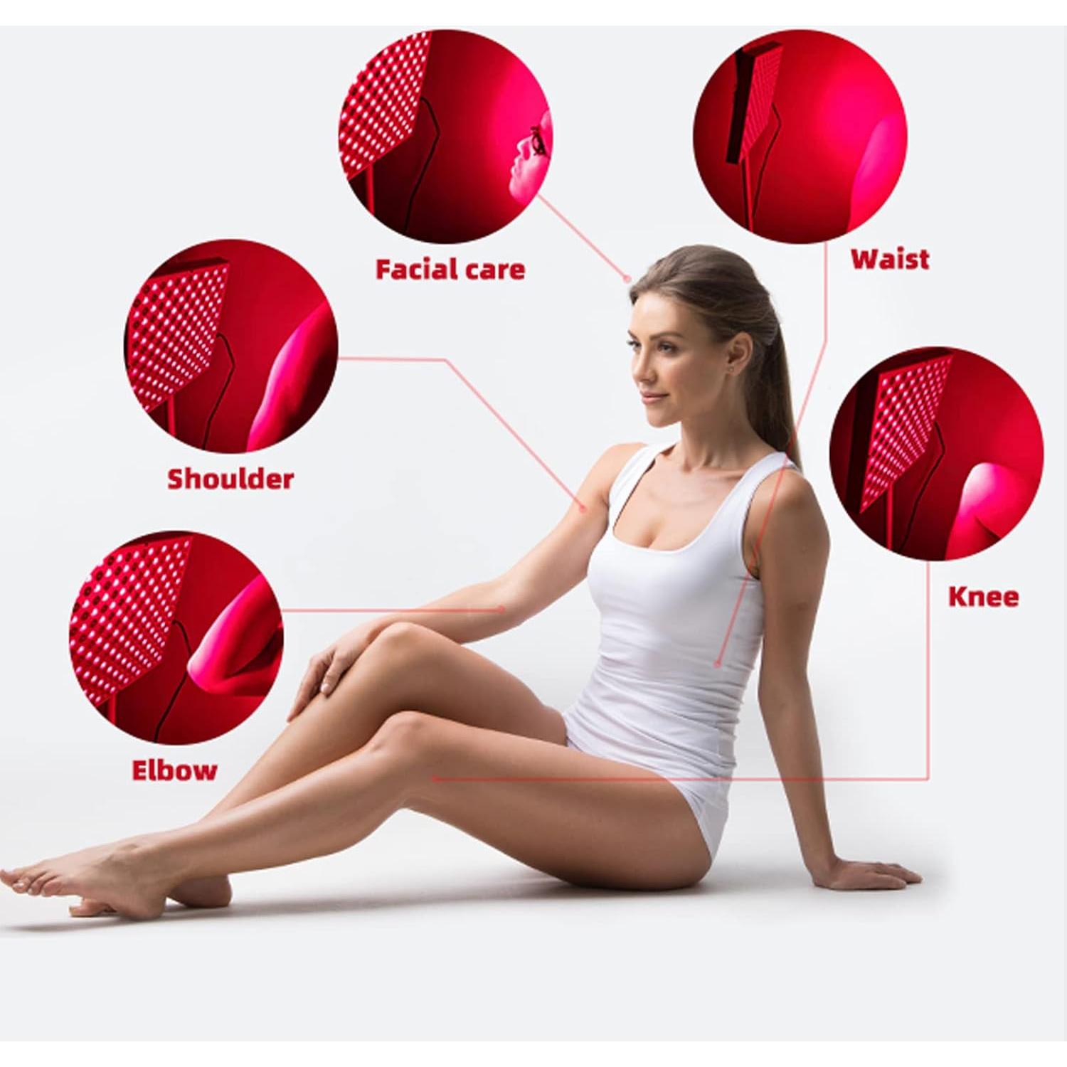 Panel de Terapia de Luz Roja LED 45W - Alivio Dolor y Belleza