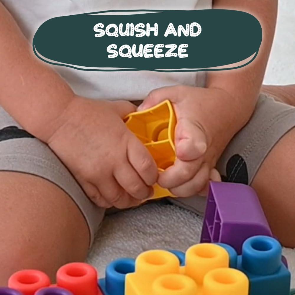 Bloques de Juguete Suaves WaBee Baby - 20 Piezas para Bebés