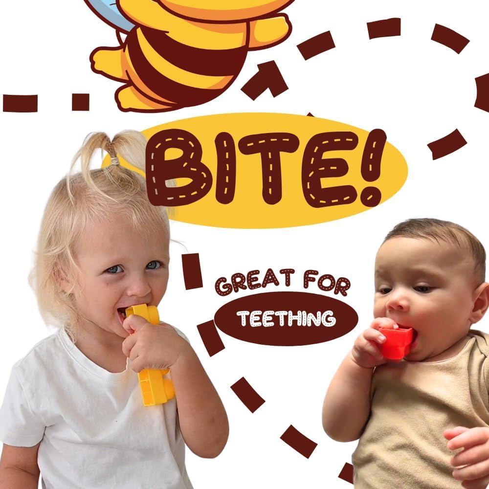 Bloques de Juguete Suaves WaBee Baby - 20 Piezas para Bebés