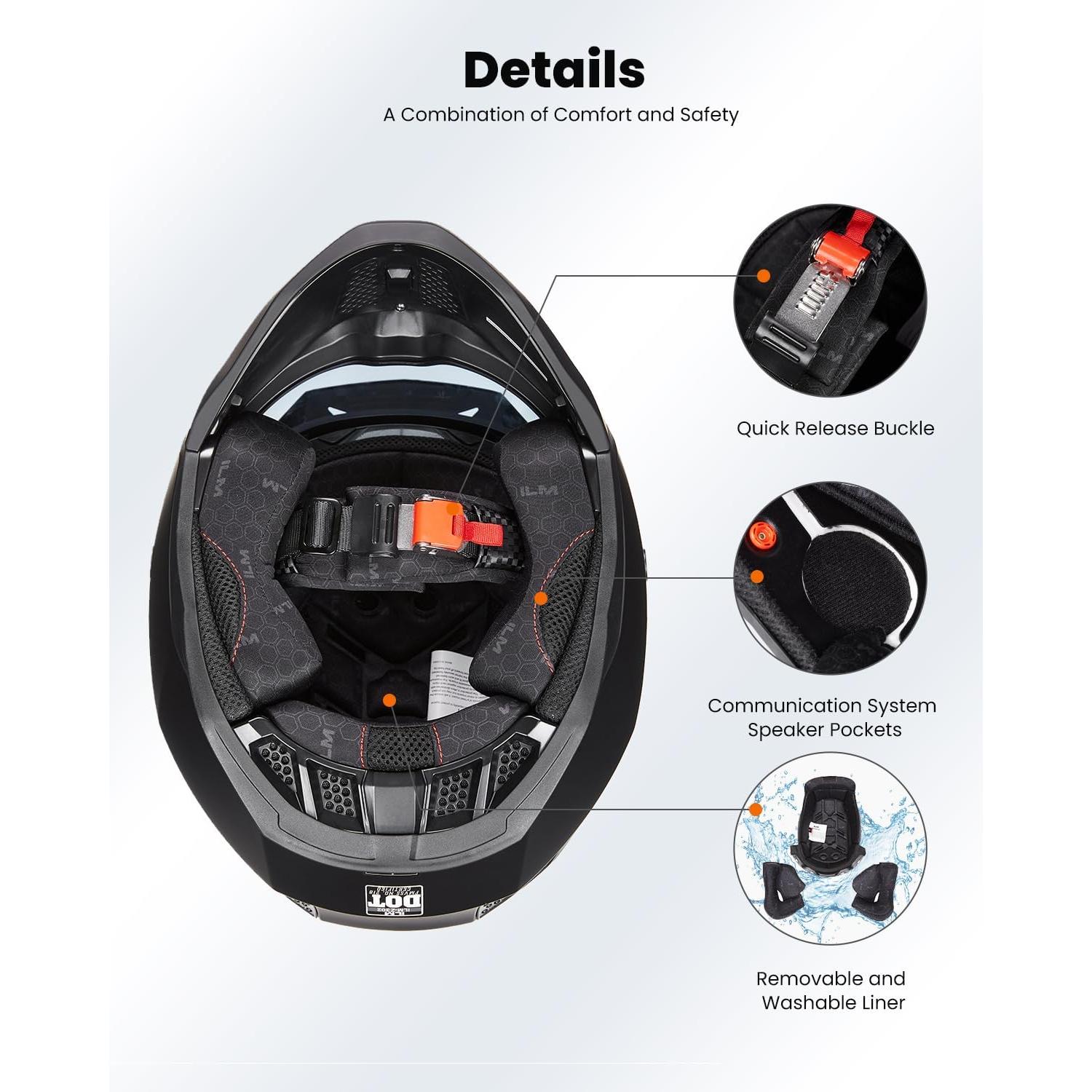 Casco Abierto ILM Z302 para Motocicleta Verde Militar Pequeño