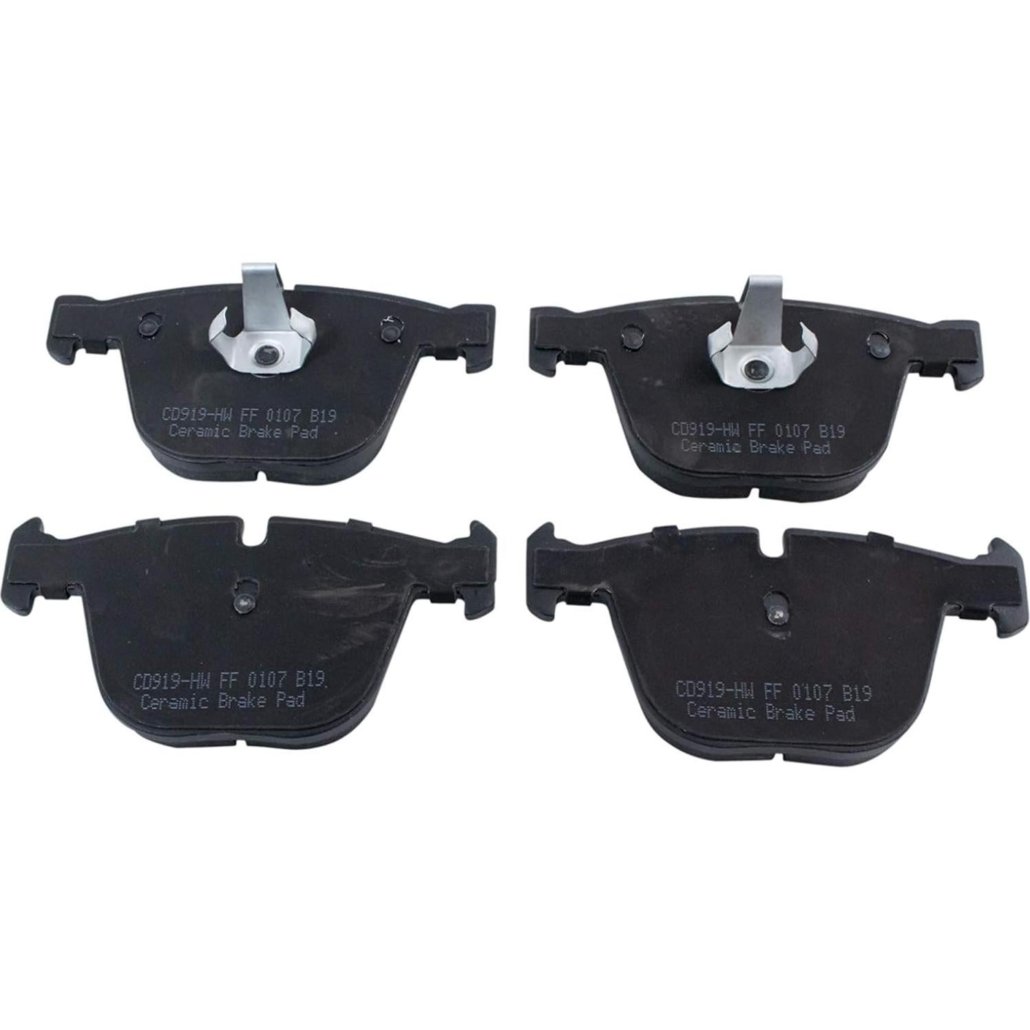 Pastillas de Freno Cerámicas TRQ Traseras para BMW 535 740