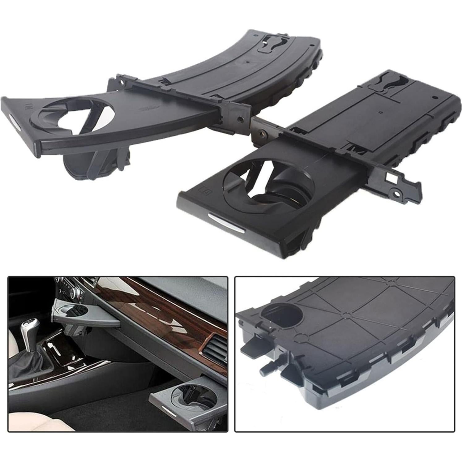 Soporte de Taza Labwork Negro para BMW E90 E91 E92 E93