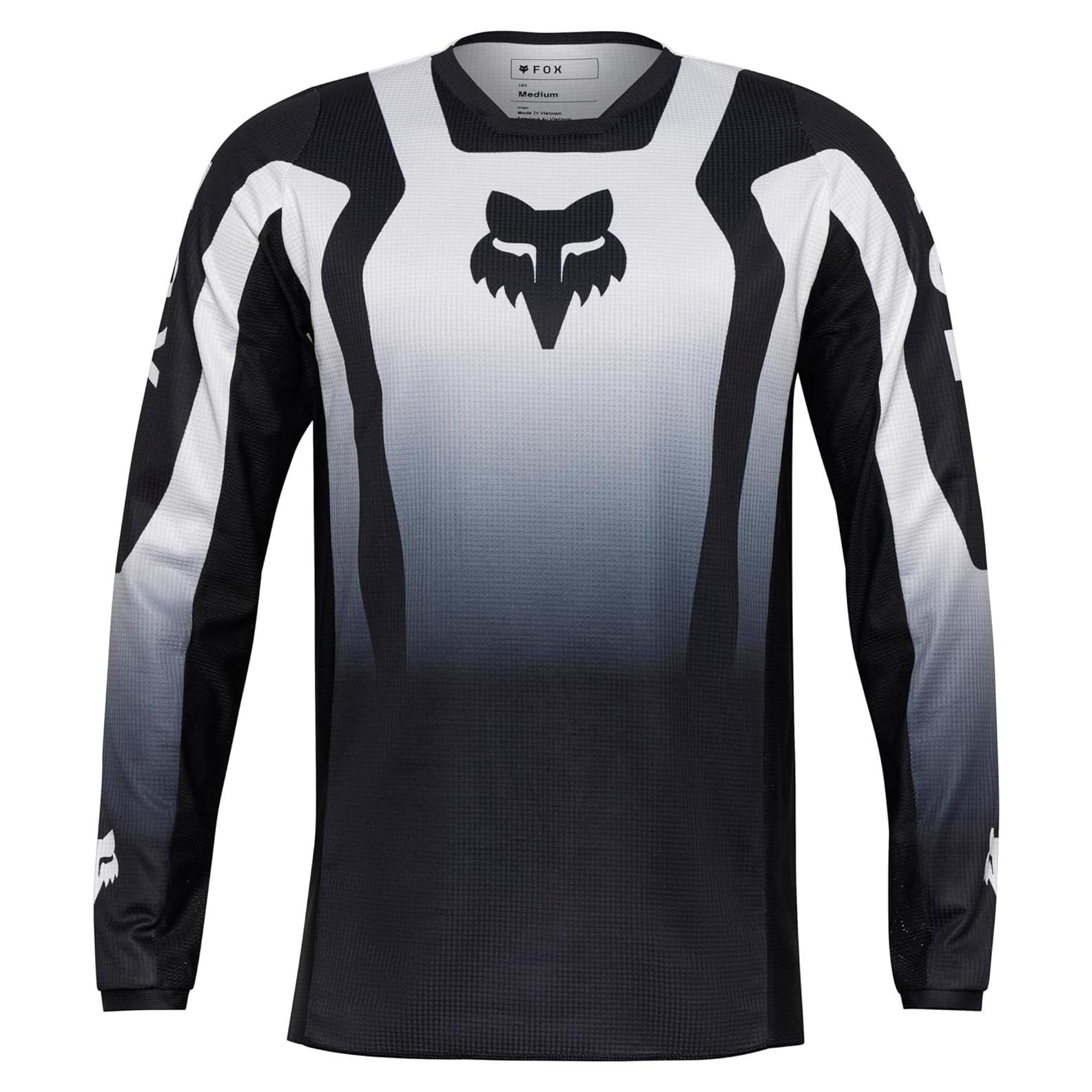 Jersey de Motocross Fox Racing Hombre 180 Negro/Blanco