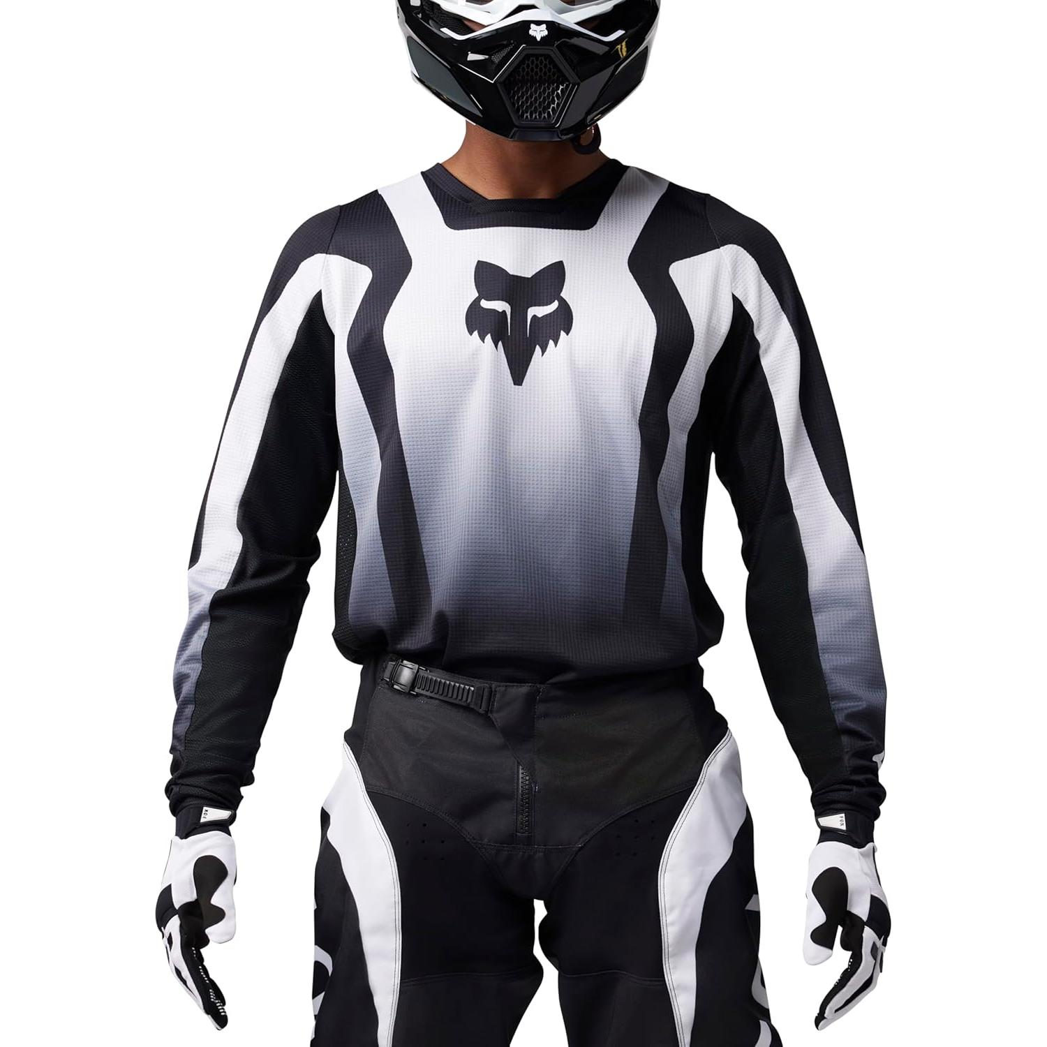 Jersey de Motocross Fox Racing Hombre 180 Negro/Blanco