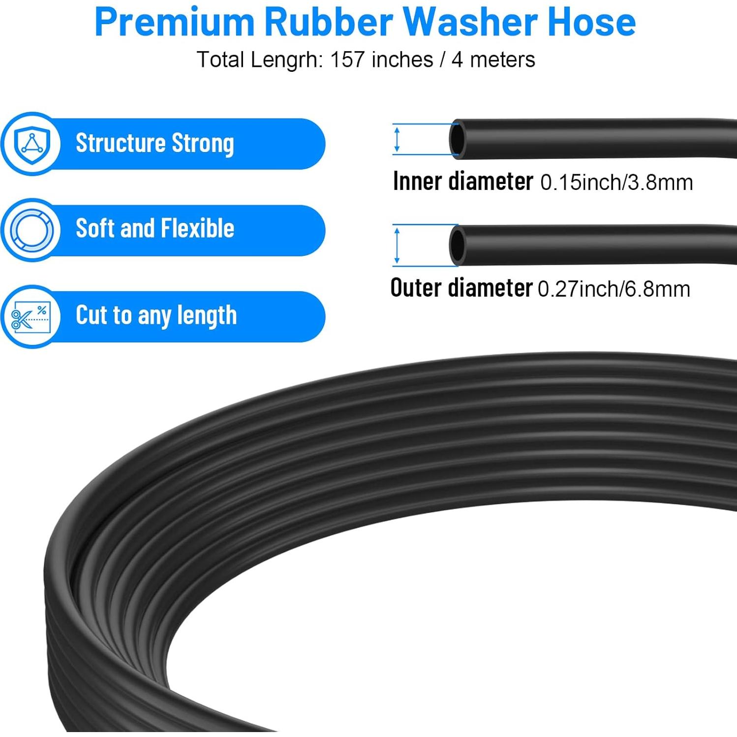 Kit 52 en 1 Boquillas Lavado Parabrisas Comkrivy 4 Boquillas