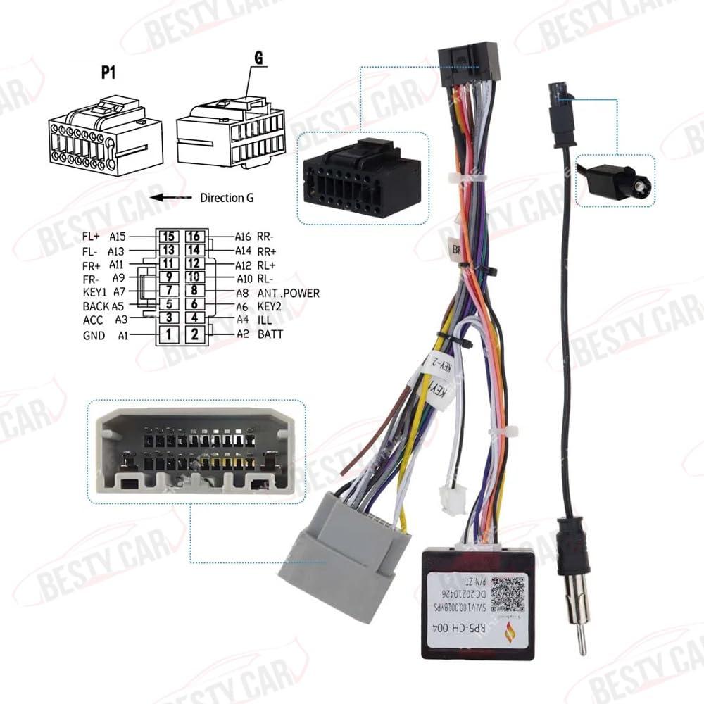 Arnés de Cableado de Alimentación 16 Pines Jeep/Dodge - Bestycar