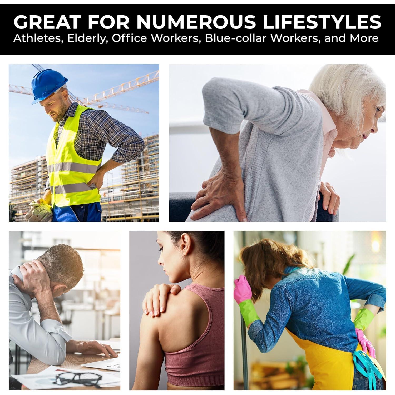 Estimulador Muscular TENS 7000 con 16 Electrodos