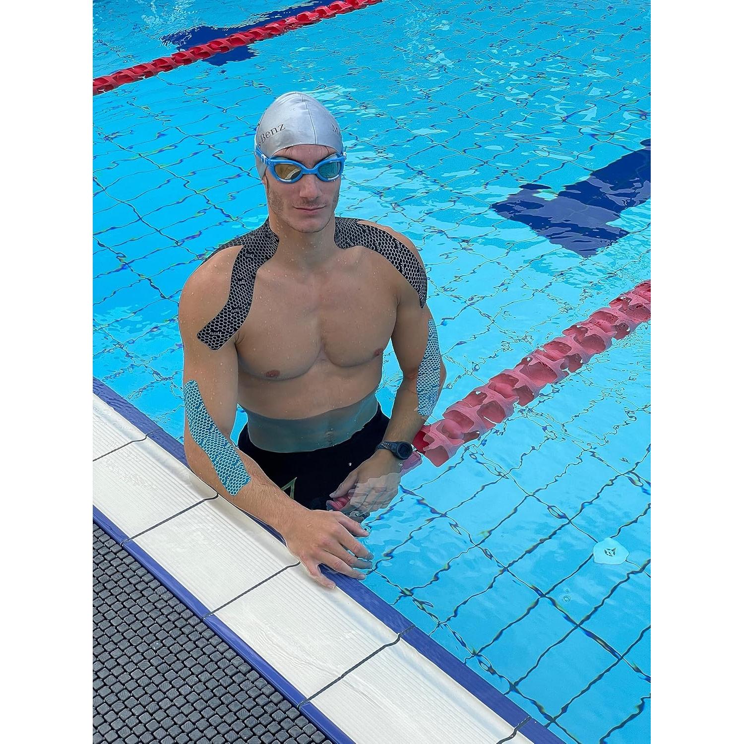 Cinta de Kinesiología FlexU - 60 tiras precortadas 5x25 cm