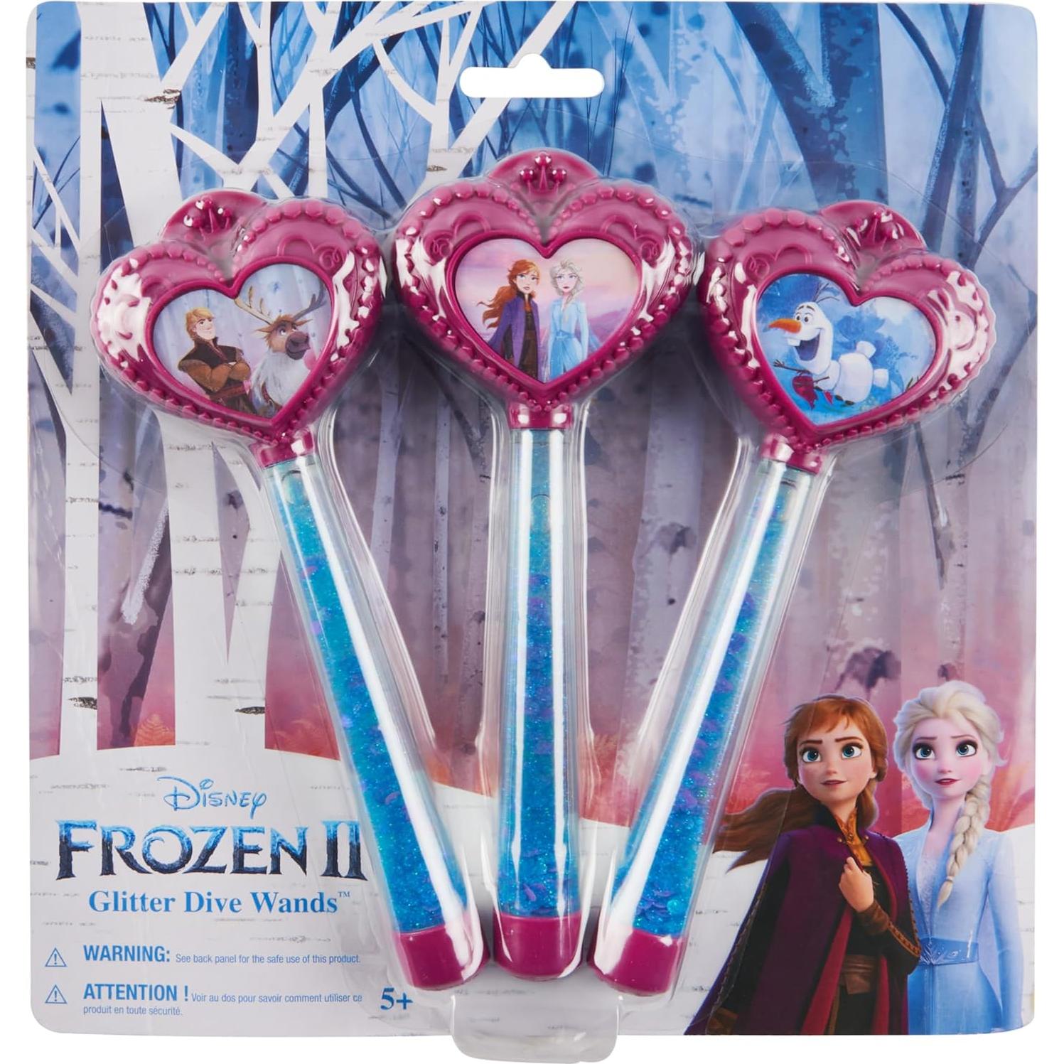 SwimWays Disney Frozen Glitter Dive Wands Diving Toys 3 Pack, Bath Toys and Pool Party Supplies for Kids Ages 5 and Up