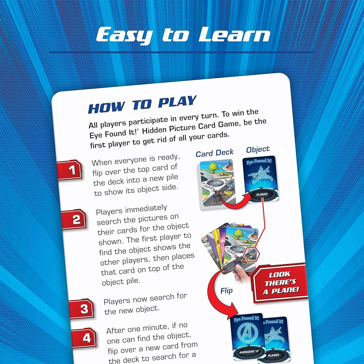 Juego de Cartas Ravensburger Marvel Eye Found It - 57 Cartas