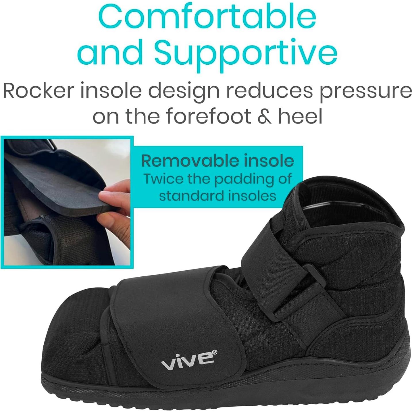 Zapato Postoperatorio Vive Unisex - Botín Ortopédico Ajustable