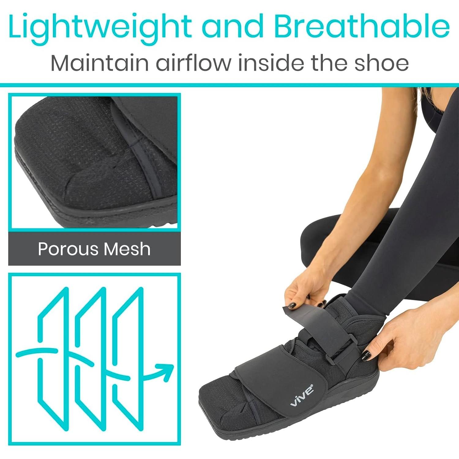 Zapato Postoperatorio Vive Unisex - Botín Ortopédico Ajustable