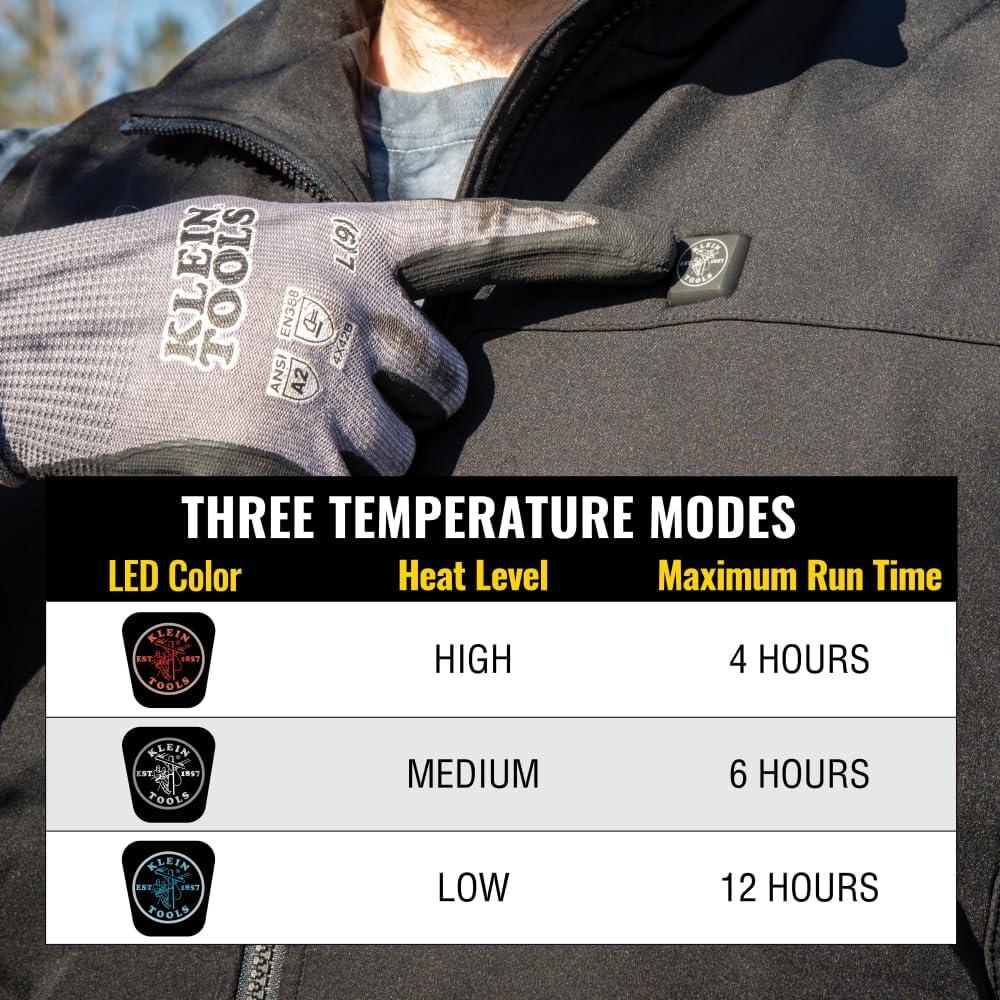 Chaleco Térmico Ligero Klein Tools 60953 con Batería Incluida