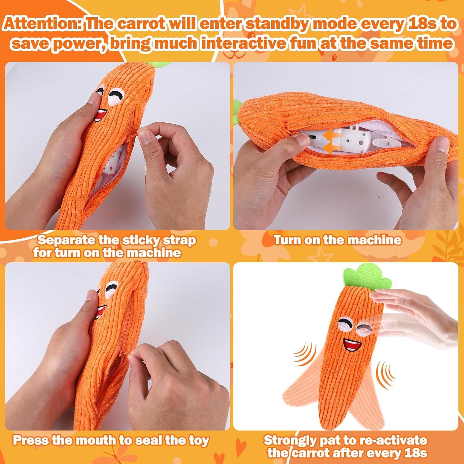 Juguete Interactivo para Perros Mity rain Zanahoria Recargable