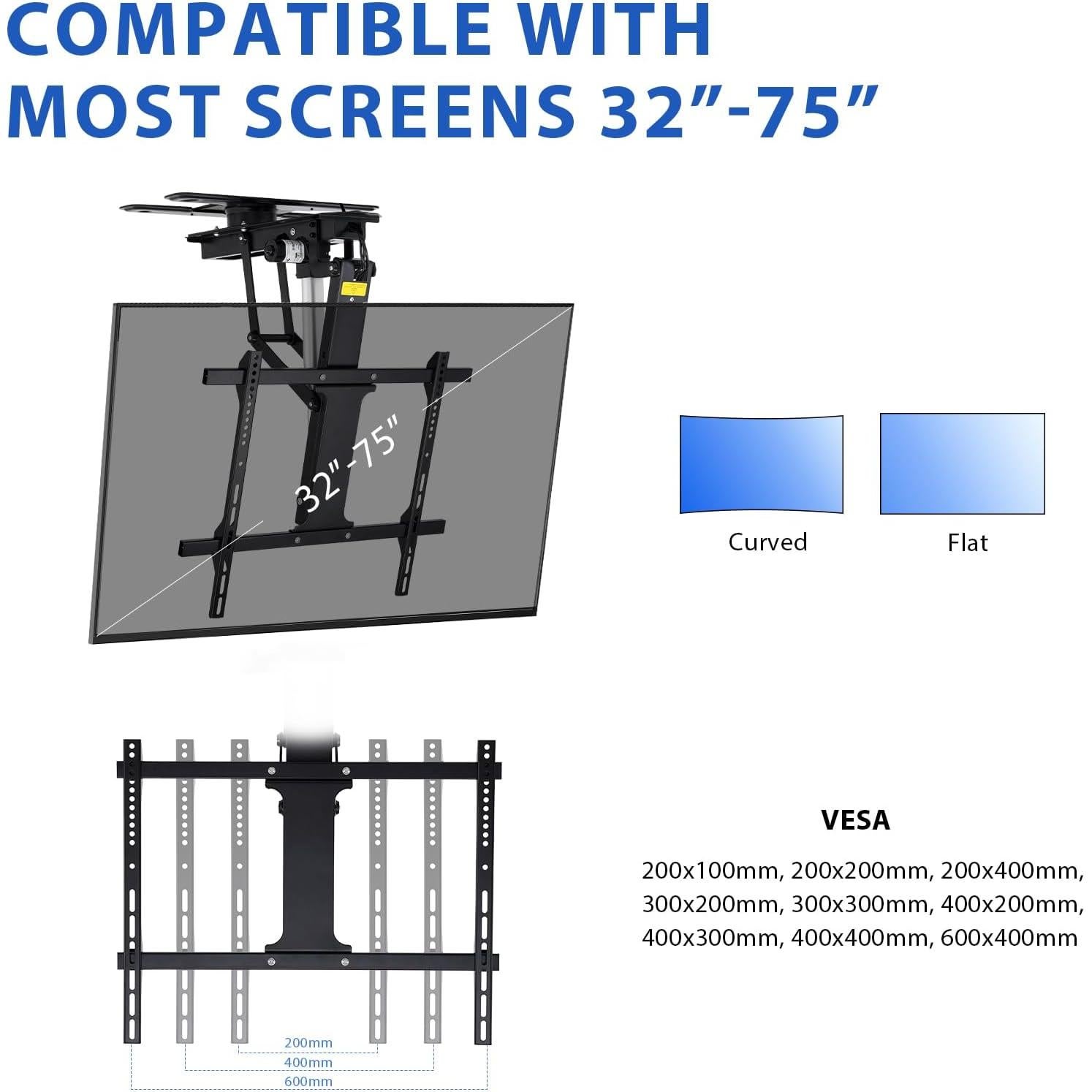 Soporte de TV Eléctrico TOPSKY TV02.01 32-75" Plegable