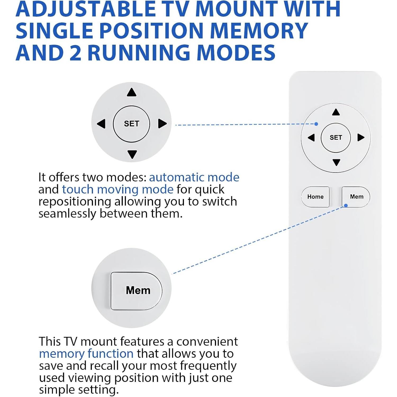Soporte de TV Eléctrico TOPSKY TV02.01 32-75" Plegable