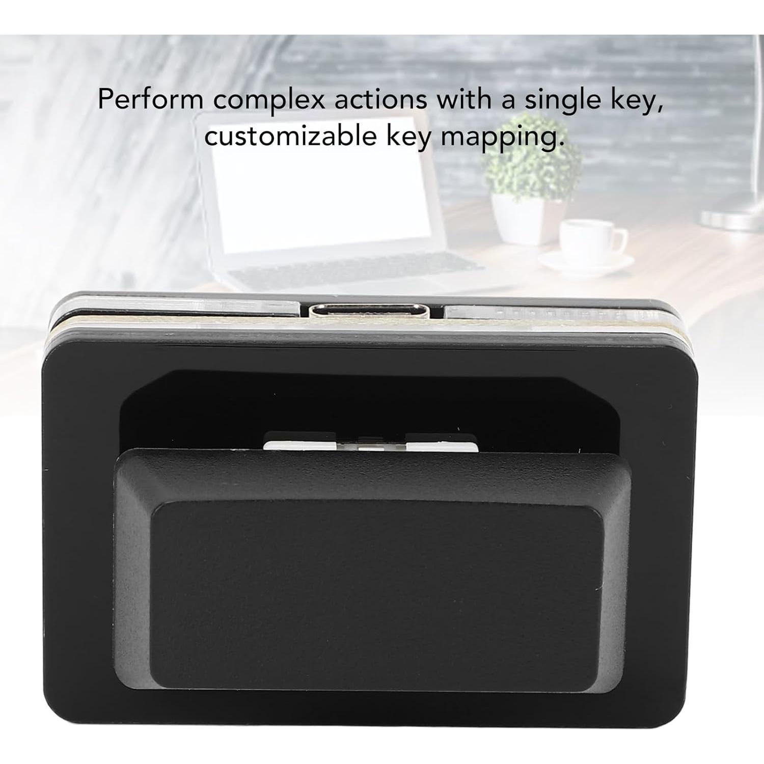 Teclado Mecánico Programable USB Tipo C Bewinner 1 Tecla RGB