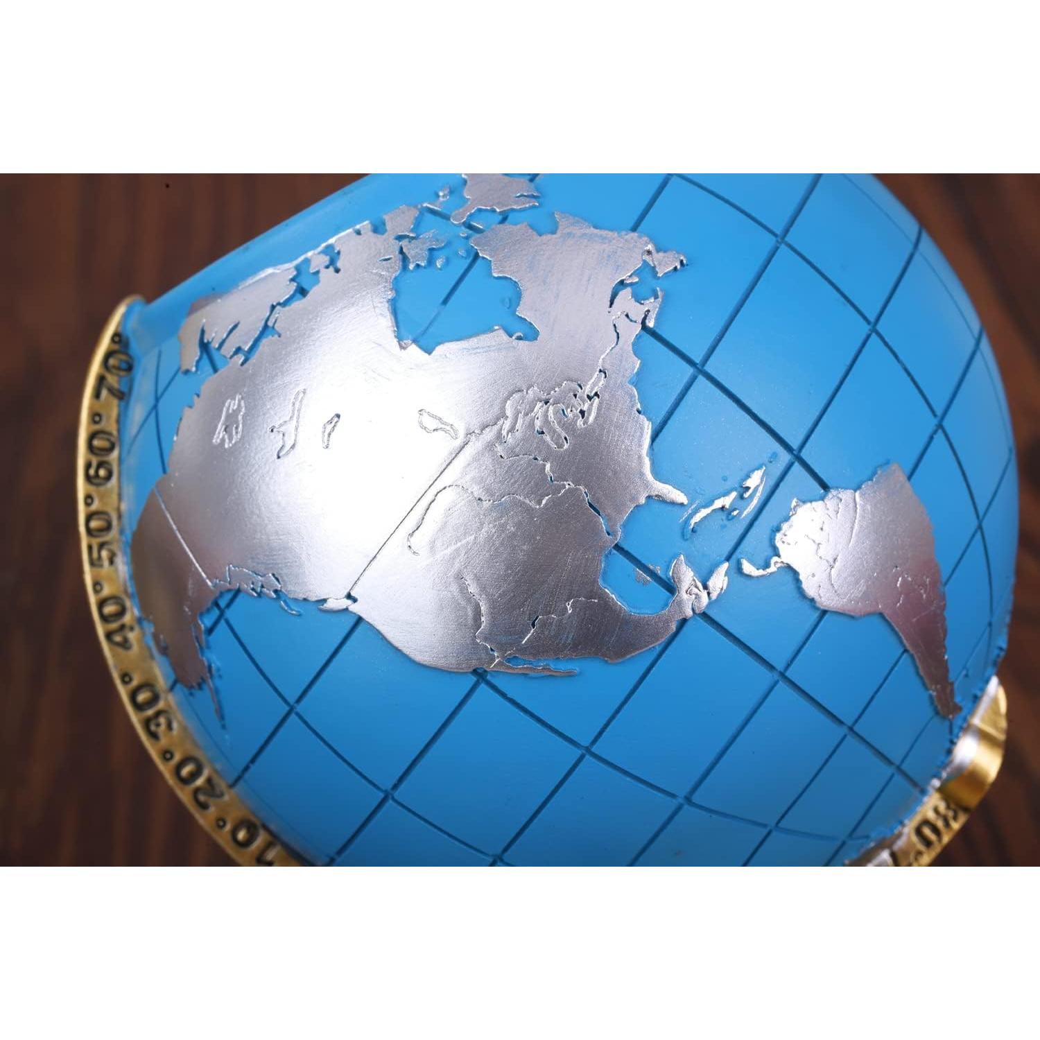 Soporte para bolígrafos en forma de globo Amoysanli Azul