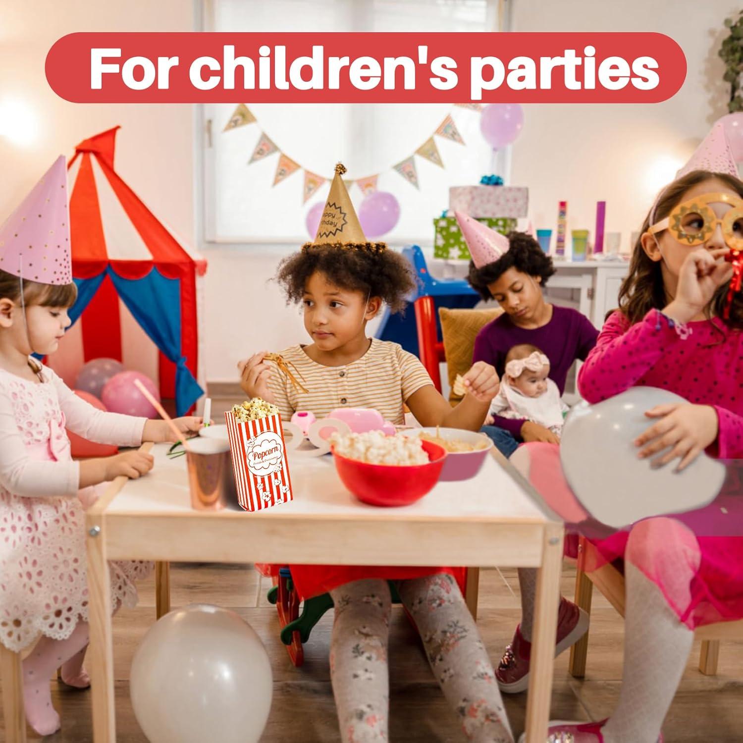 100 Bolsas Desechables para Palomitas MAQIHAN 21x9cm