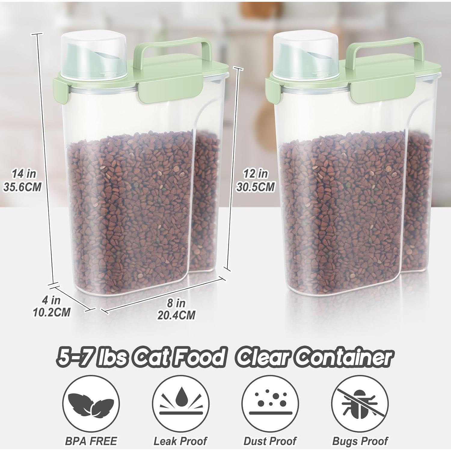 Contenedor Hermético de Almacenamiento para Mascotas 5L LEAWALK