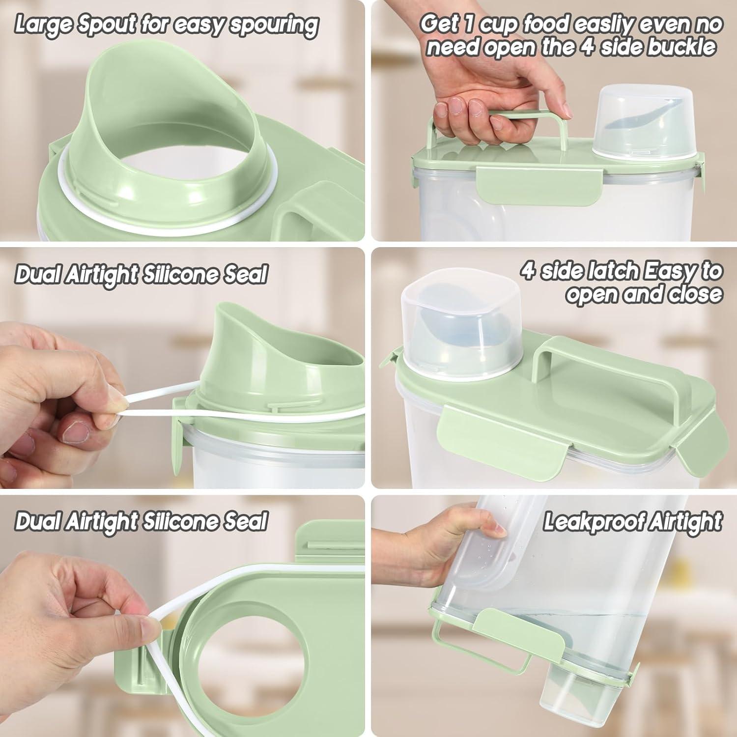 Contenedor Hermético de Almacenamiento para Mascotas 5L LEAWALK