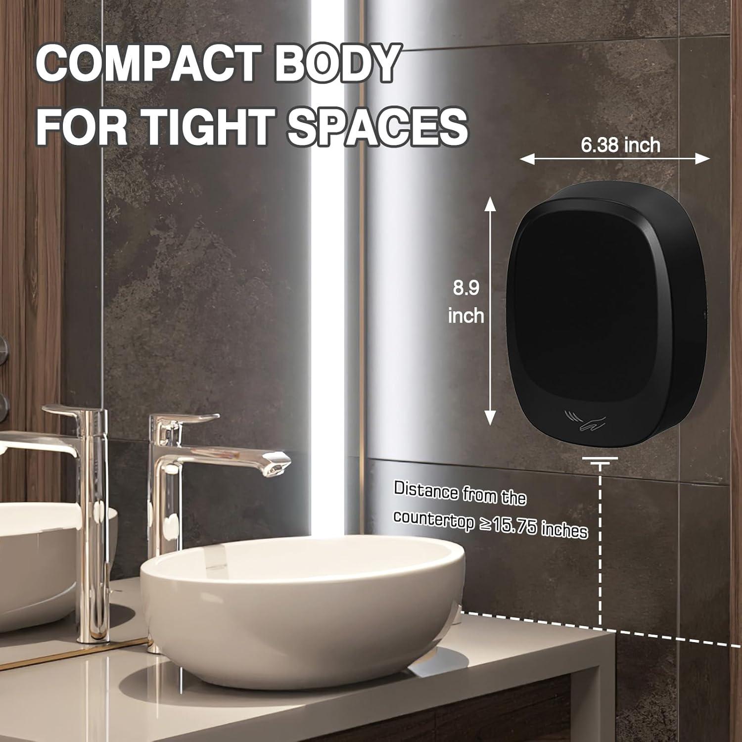 Secador de manos automático Oxassessly 2501GR con filtro HEPA