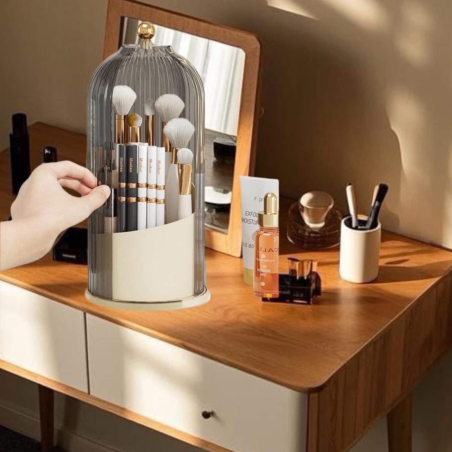 Soporte de Cepillo de Dientes Cubierto Aimery 12.7x26.9 cm Transparente