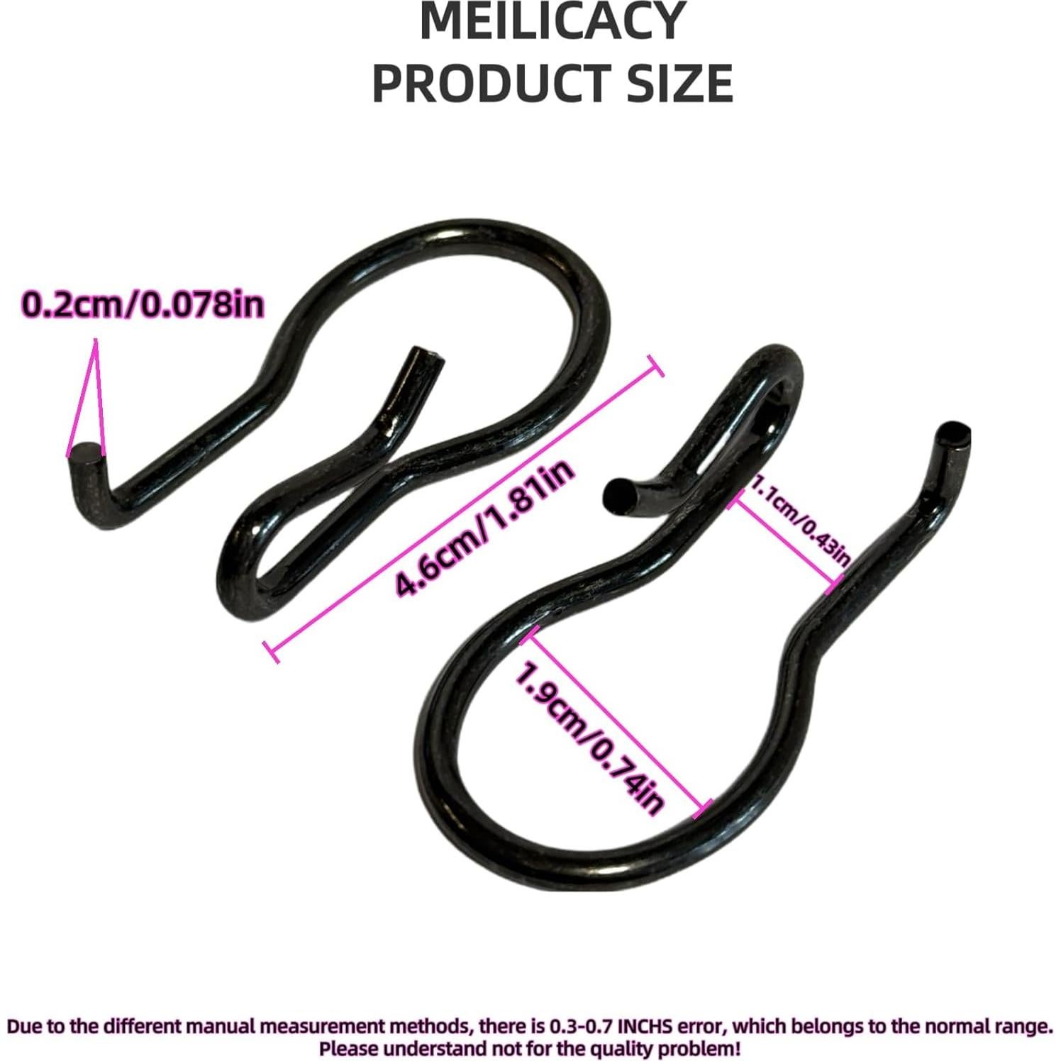 Clip de Fijación Actuador Válvula Escape MEILICACY 2PCS