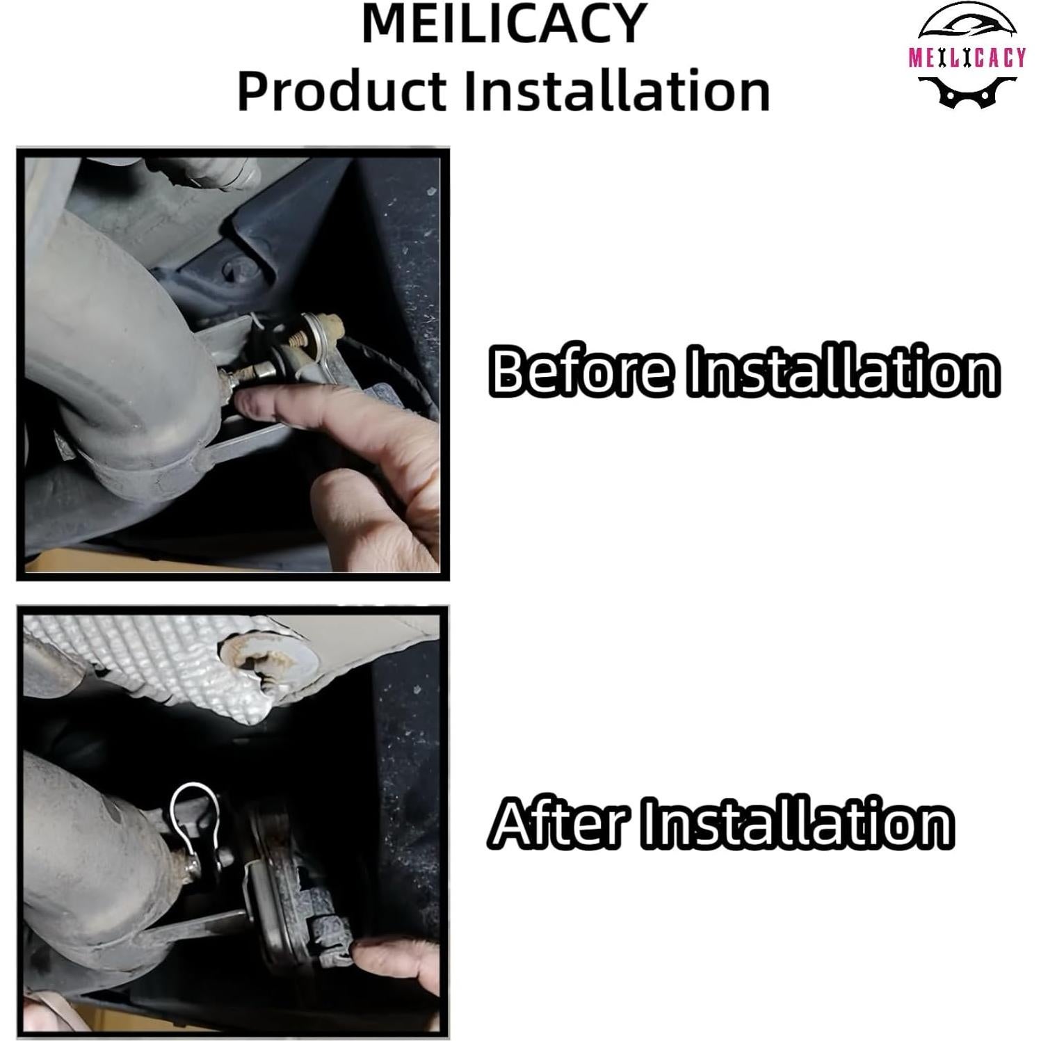 Clip de Fijación Actuador Válvula Escape MEILICACY 2PCS