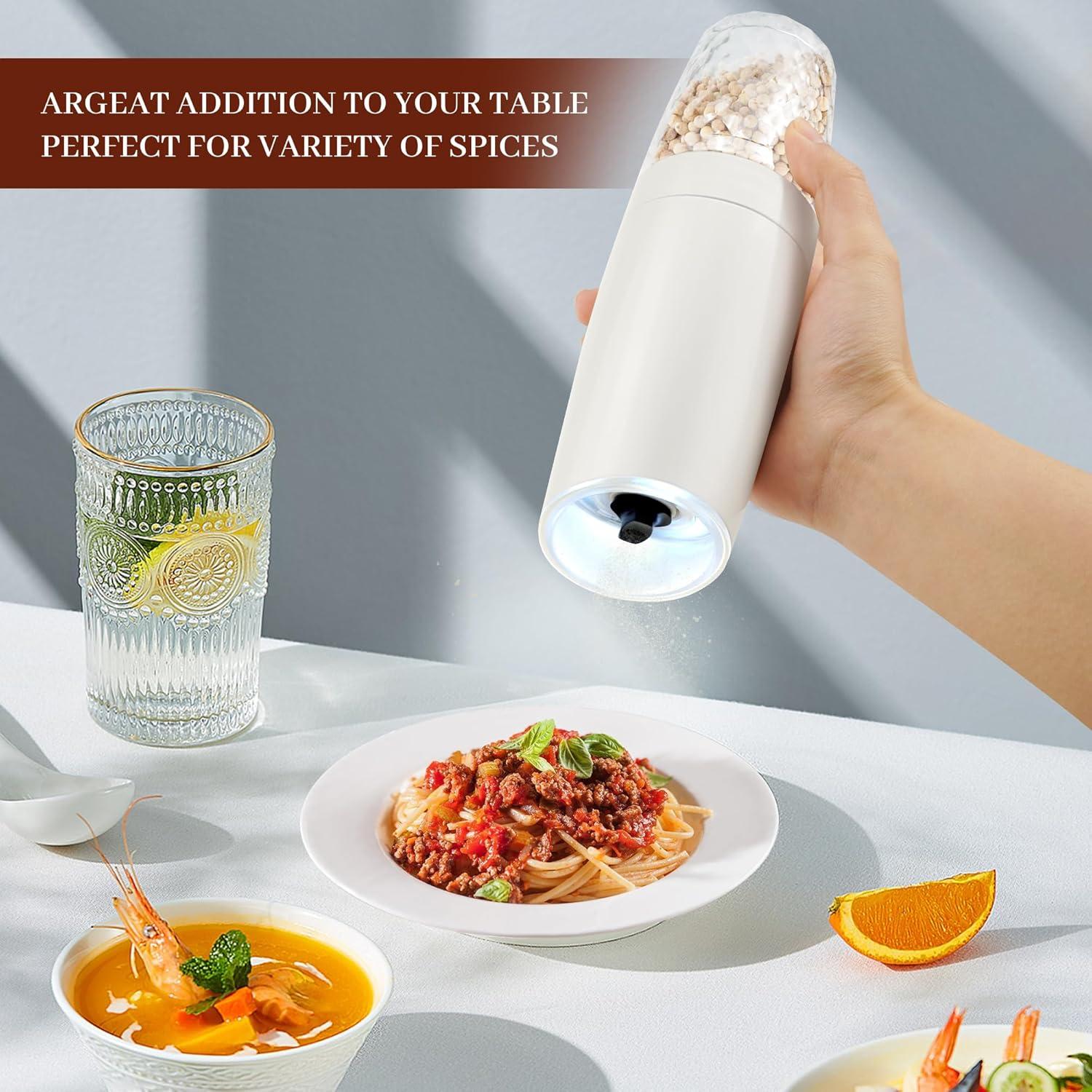 Juego de Molinillos Eléctricos de Sal y Pimienta Jeadiuwe