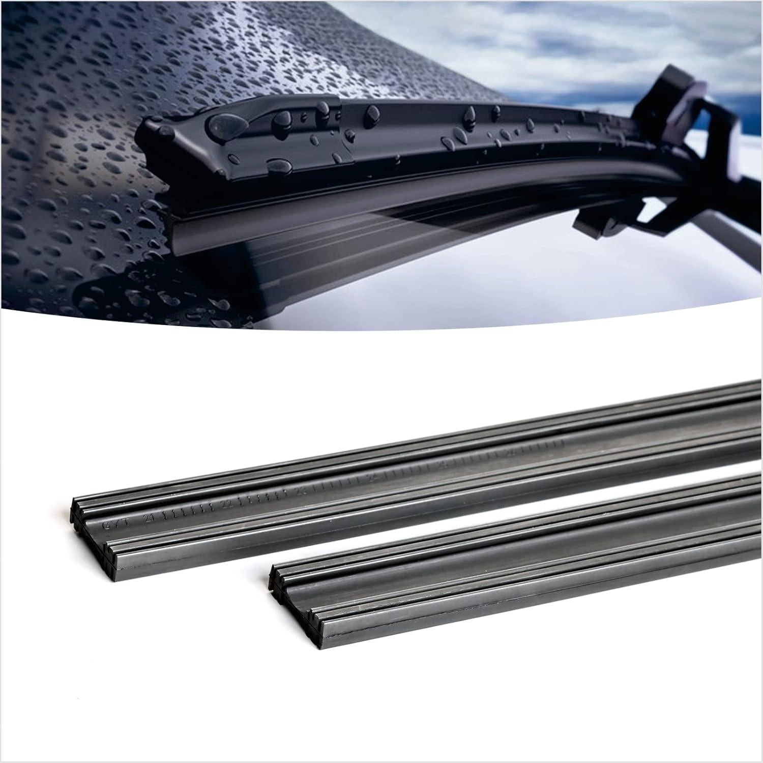 Recambios de Limpiaparabrisas 4 Pcs BERG REGEN 66 cm Ajustables