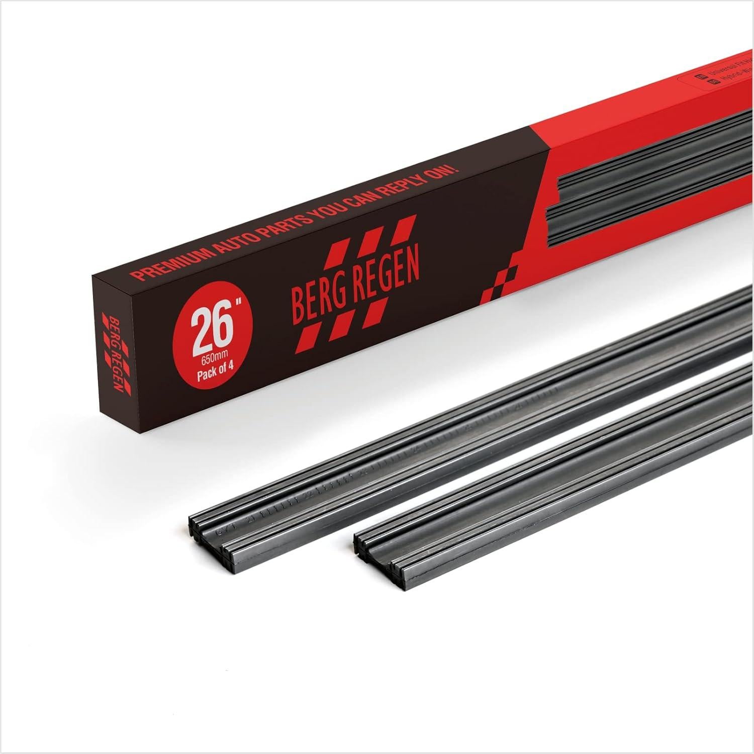 Recambios de Limpiaparabrisas 4 Pcs BERG REGEN 66 cm Ajustables